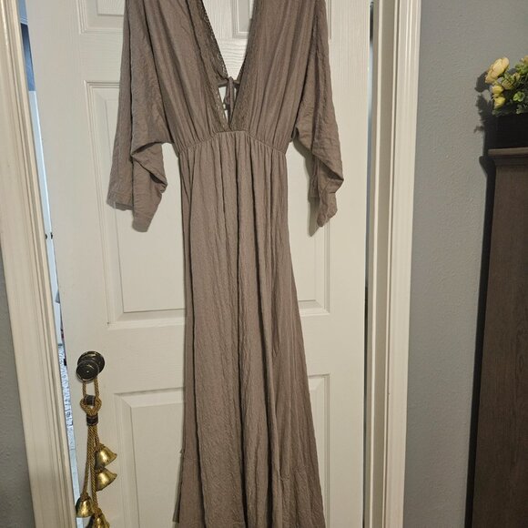 Free People Gray Maxi Dress - Picture 8 of 13